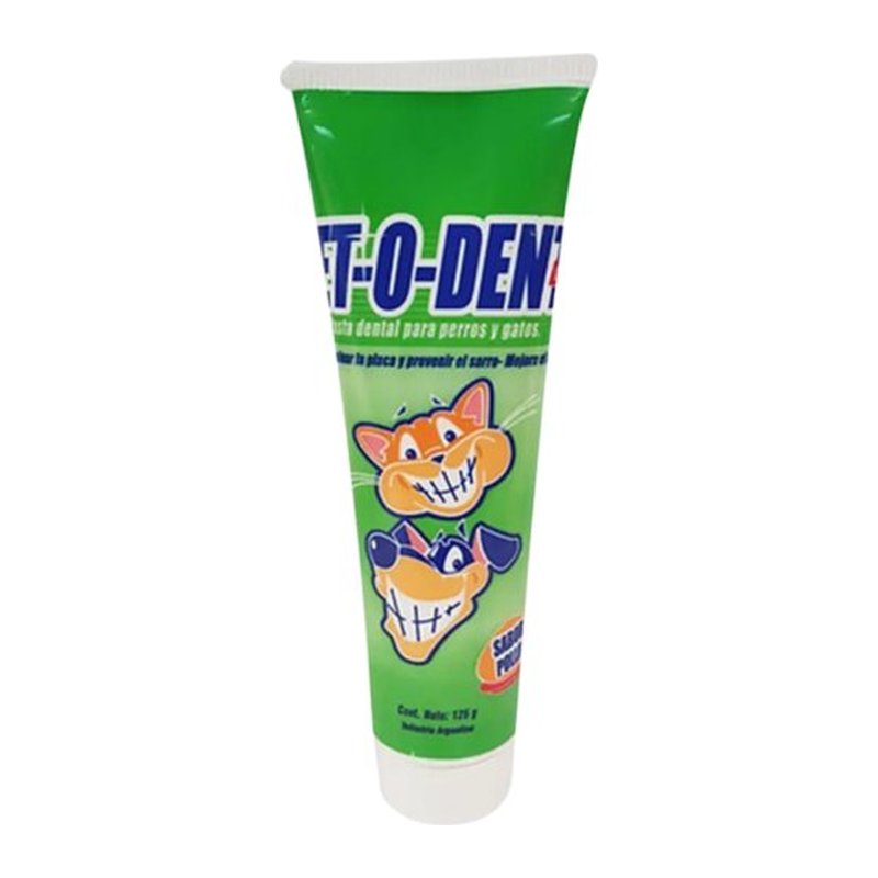 Pasta Dental Pet-o-dent X 125 G Porta L.m.s