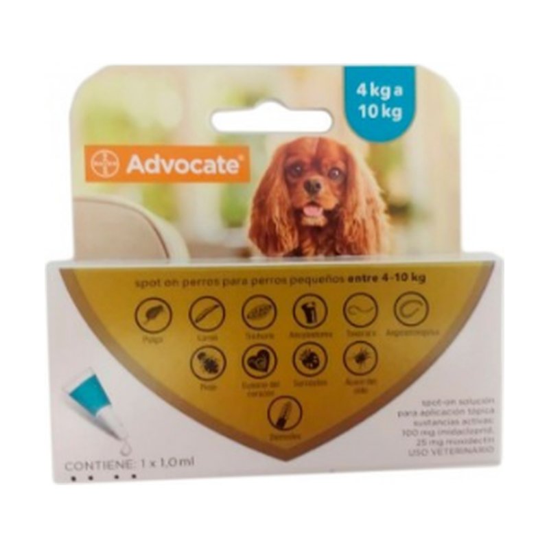 Pipeta +antip Advocateperros 4-10 Bayer