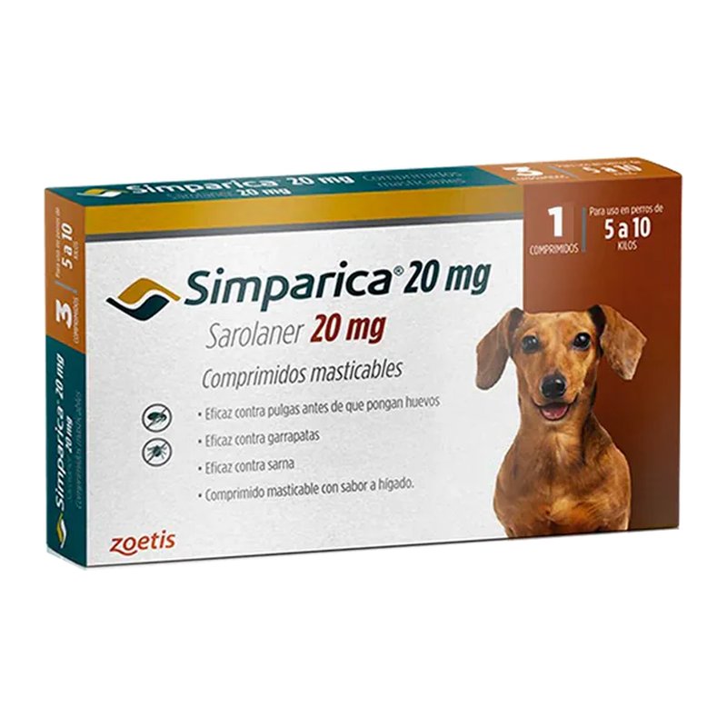 Comprimido Simparica Perro 05-10 kg