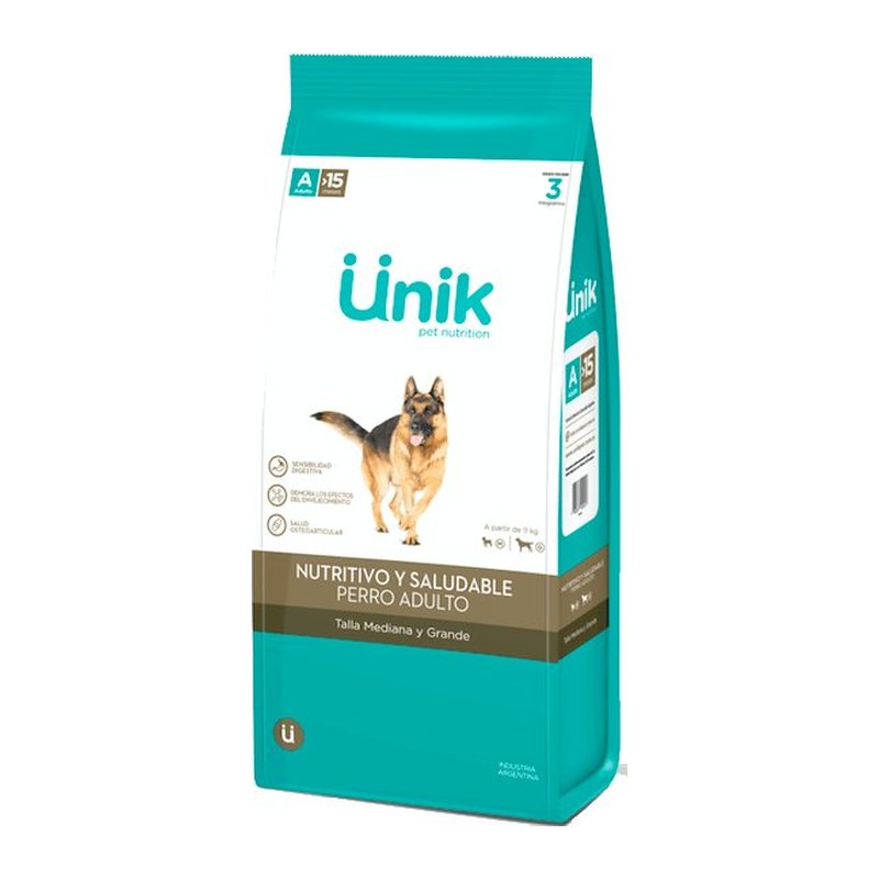 Unik Perro Adulto Med-grande 15 kg