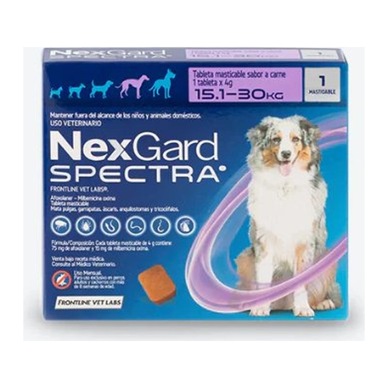 Comprimido Nexgard Spectra 15-30 kg
