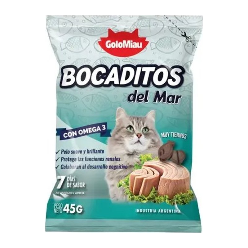 Golocan 45g Bocadito Gato Mar