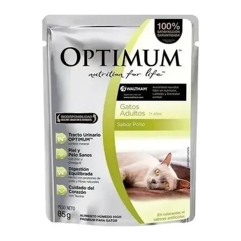 Optimum Pouchs Gato Adulto 85 g