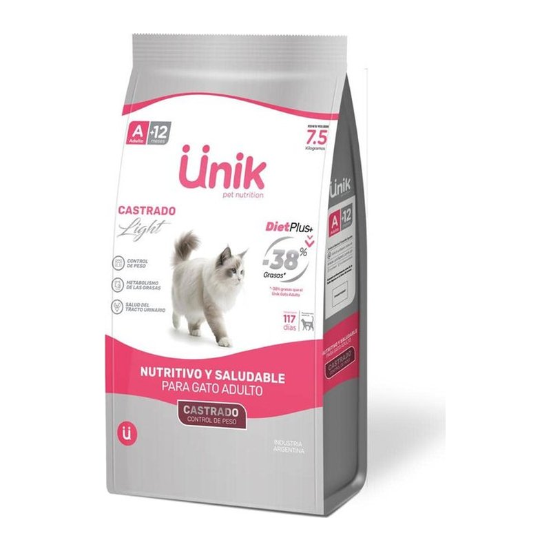 Unik Gato Castrado/control Peso 7.5 kg