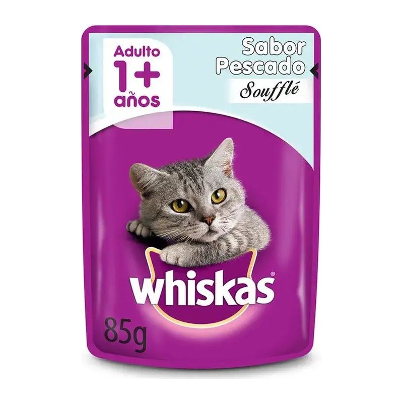 Whiskas Pouch Adulto Pescado Souffle