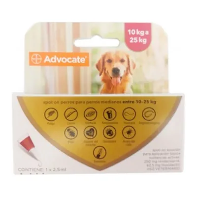 Pipeta +antip Advocateperros 10-25 Bayer