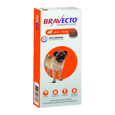 Comprimido Bravecto Perro 04,5-10 kg