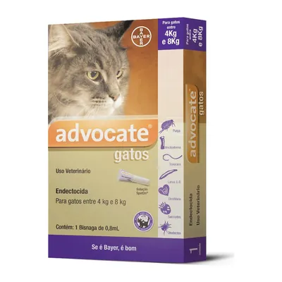 Pipeta +antip Advocate Gato 4-8 Bayer
