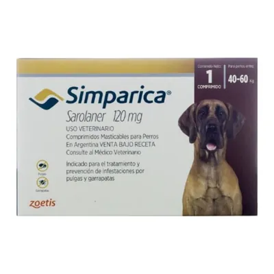 Comprimido Simparica Perro 40-60 kg