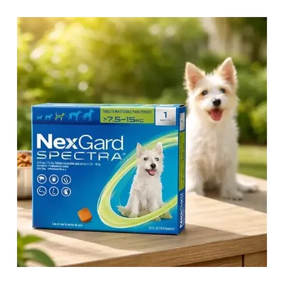 Comprimido Nexgard Spectra 07.5-15 kg