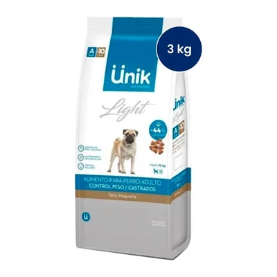 Unik Perro Adulto Pequeña Light 3 kg